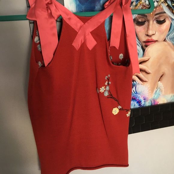 HOST PICK💗Authentic Kenzo Embroidery top Size S - Picture 4 of 6